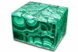 Wide Malachite Jewelry Box - DR Congo #335697-1